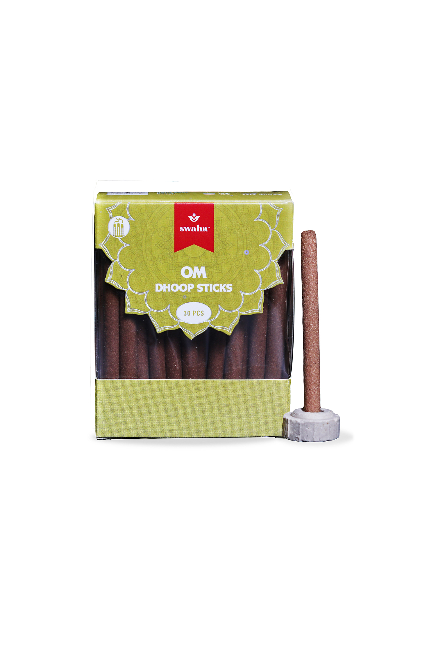 Om Cylindrical Dhoop Sticks